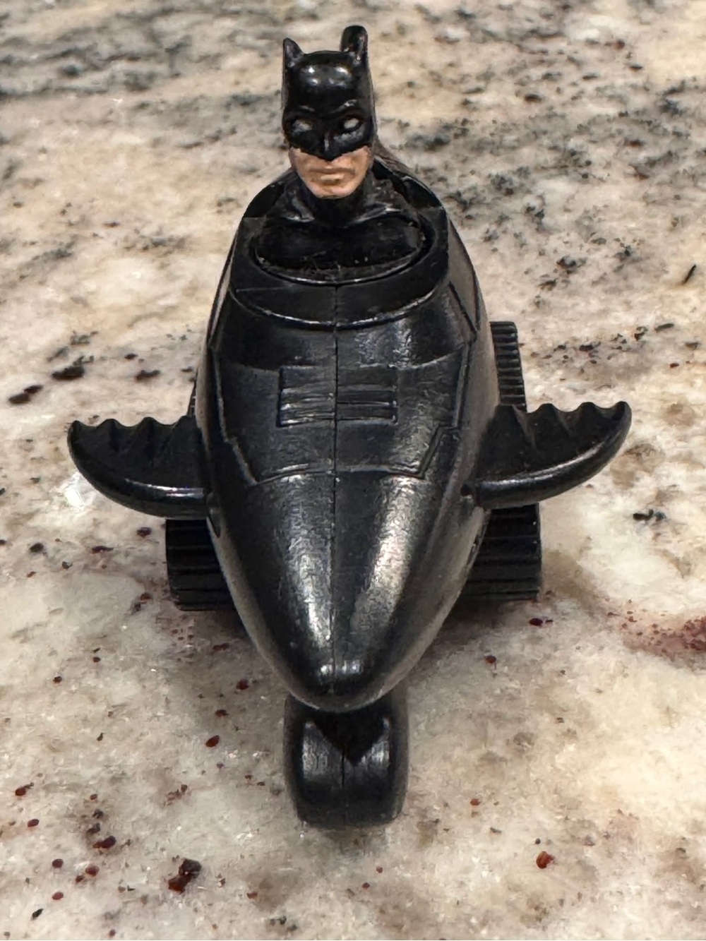 Vintage 1991 Batman Black Mini Vehicle Toy